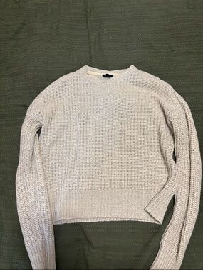 Light grey Knit Crewneck Sweater